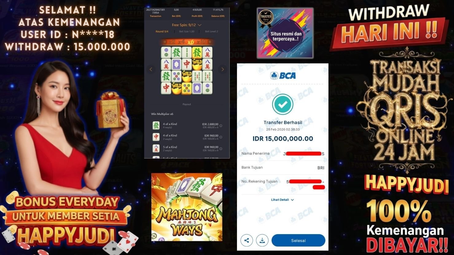 HAPPYJUDI JACKPOT SLOT MAHJONG WAYS